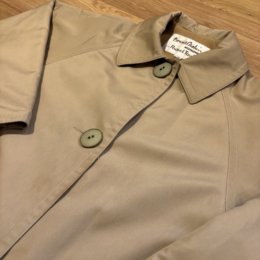 VTG 70s Bonnie Cashin for Russel Taylor Weatherwear Coat 10 Wool Lined ILGWU USA - Picture 4 of 11